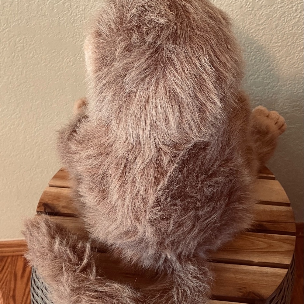 TY 19 in. Stuffed Monkey, w/11 in. tail - Picture 3 of 4
